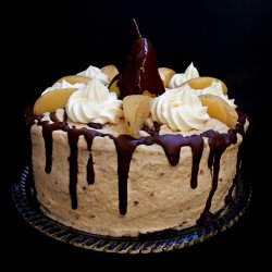 Tort „Adela” cu crema de gutui, nuci, pere si ciocolata