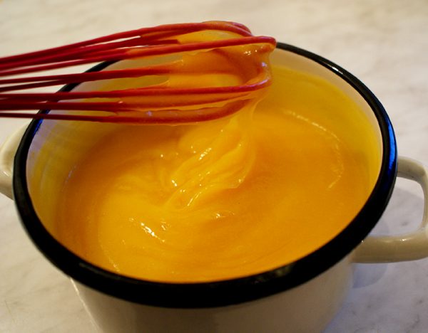 Prajitura "Fanta" cu portocale, crema de branza si mascarpone