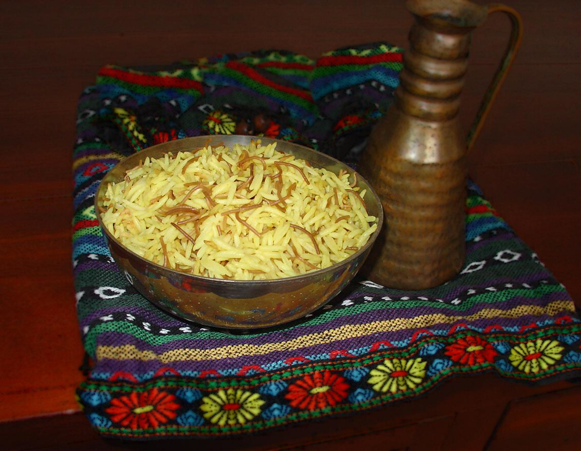 1-Garnitura din orez cu fidea prajita